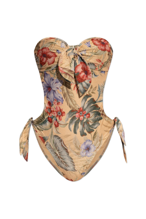 ワンピース水着 Zimmermann Zimmermann Sea clothing (9183WSS254 TANMULFLO) Pink coco floral-design swimsuit Zimmermann - women